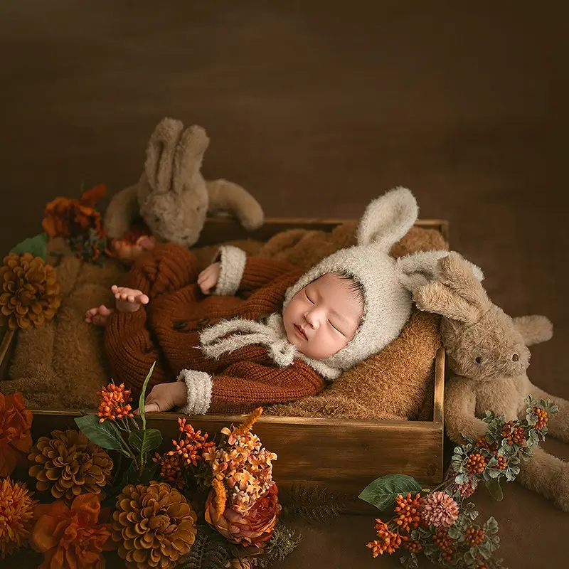 Vintage Bunny Theme Set - Newborn Photography Props